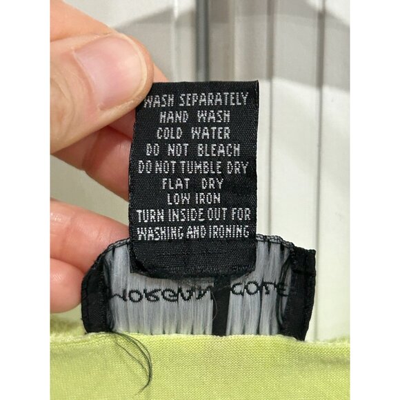 Morgan Cole Sleeveless Tank Top Lime Green Sz XL Crewneck Casual Essentials - Picture 7 of 9